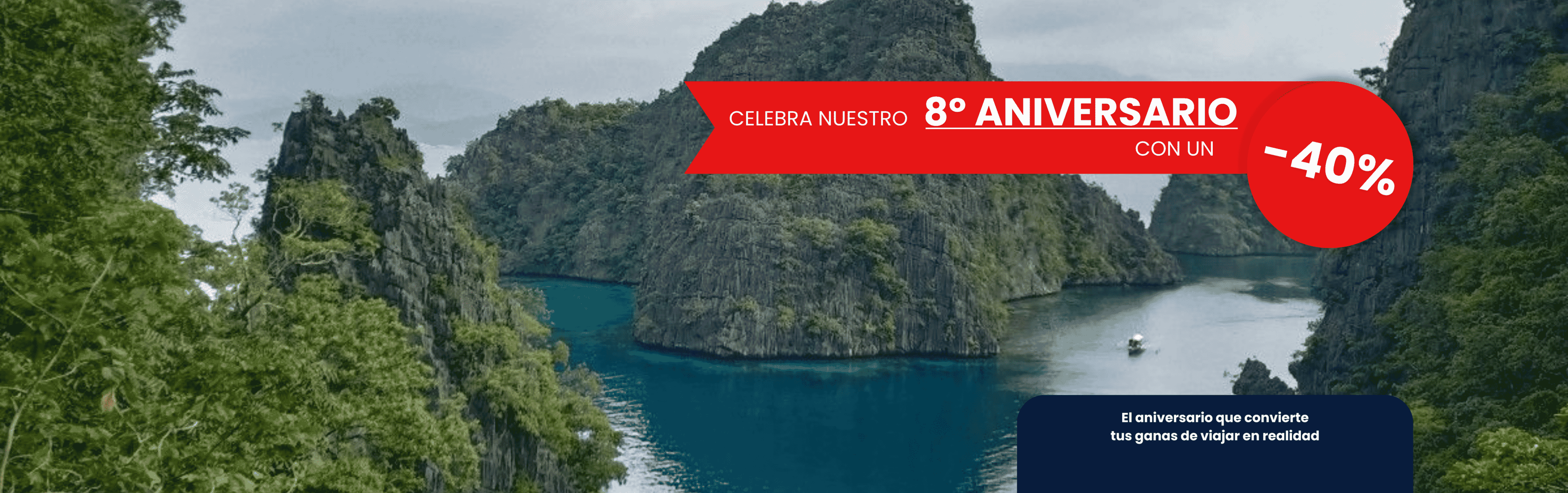 Viaja a Filipinas 9, 12 o 15 días con descuento de cumpleaños de -40%