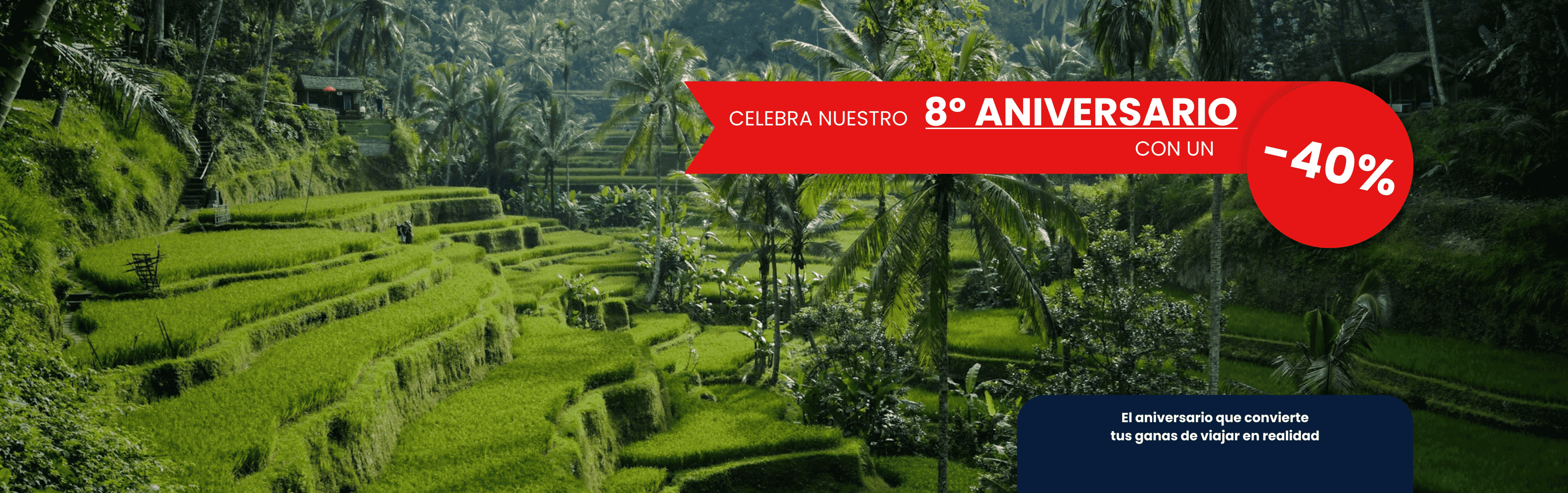 Viaja a Indonesia y Malasia con un descuento de cumpleaños de -40%