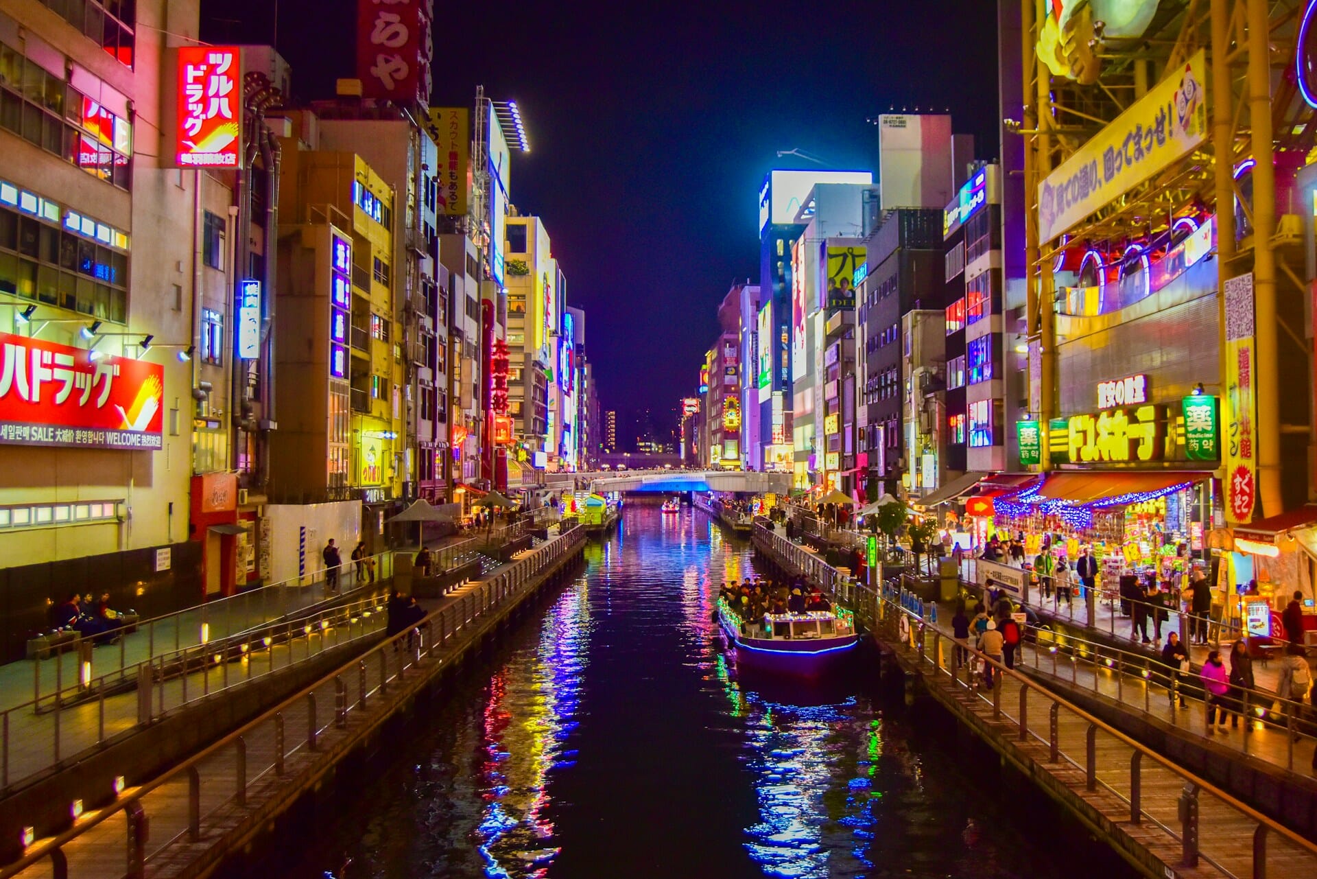 Dotonbori en Osaka para visitar durante tu viaje a Japón