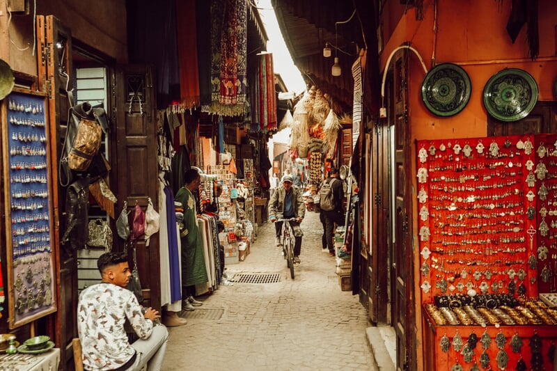 Mercados de la medina en Marrakech para ralizar tus compras de tu viaje a Marruecos