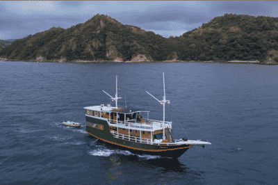 Barco en Komodo